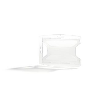 Id-kortholder rexycle® til 1 kortID-kortholder af 70% genanvendt polypropylen. Til 1 kort. Dækket forside, der beskytter kortet. 10 stk./pakke
