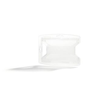 Id-kortholder rexycle® til 2 kortID-kortholder af 70% genanvendt polypropylen. Til 2 kort. Dækket forside, der beskytter kortet. 10 stk./pakke