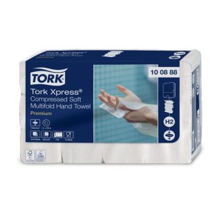 AFTØRRING TORK PREMIUM 4-FOLD H2 2 LAG KOMPRIMERET 2040 ARK