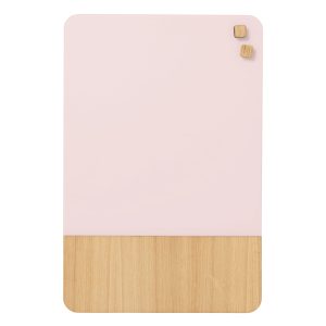 40 x 60 cm. Glass Powder/Oak veneer Magnetic board