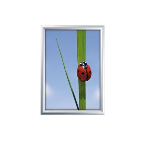 KLAPRAMME T/VÆG 42X60CM A2 25MM SØLV SNAPRAMME