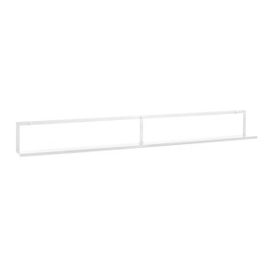 90 cm. Gallery shelf, White metal