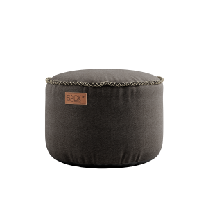 Canvas Pouf Brown