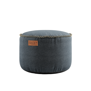 Canvas Pouf Petrol