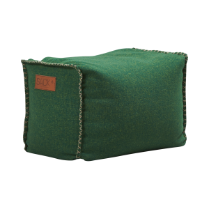 Cobana Square Pouf Green