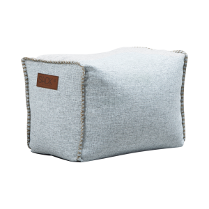Cobana Square Pouf White