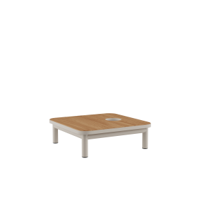 Kirra Sofa Table w/Accessory Fit Taupe