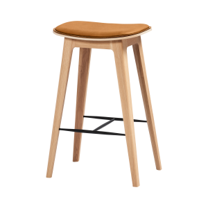 Nordic Bar chair Oak w/s low - Luna Sandstone