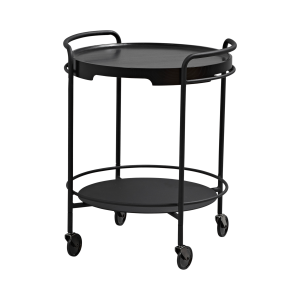 Serving Table w/ Tray - Dark Stained Ash