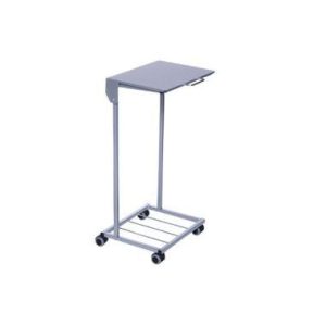 AFFALDSSTATIV 100 LTR. M/LÅG SØLVFARVET