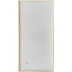 100 x 50 cm. Linen pin board. Wood frame.