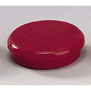 MAGNETER DAHLE RØD 24MM RUND 10STK/ÆSK