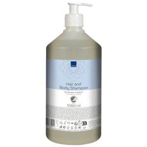 SHAMPOO HÅR/BODY ABENA 1 LTR. M/PUMPE