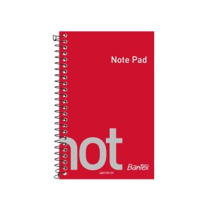 NOTESBLOK BANTEX 14X9CM SPIRAL NOTE PAD