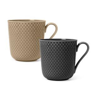 LYNGBY KAFFEKRUS 2 PK. EARTH CLAY/SLATE 39 CL.