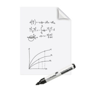 LEGAMASTER MAGIC-CHART 80X60CM WHITEBOARD 25 STK/RL