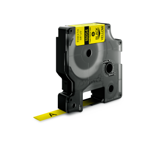 DYMO Rhino Industrial Tape Heat-Shrink Tube 9mm x 1.5m black on yellow