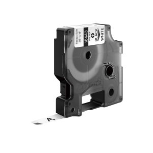 DYMO Rhino Industrial Tape Coloured Vinyl 9mm x 5.5m black on white