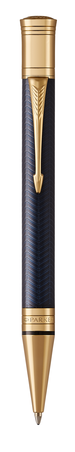 Parker Duofold Centennial Prestige Blue Chevron G.T. Ballpen M Black ink