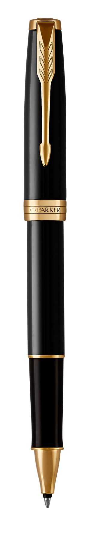 Parker Sonnet Black Lacquer G.T. Rollerball F Black ink
