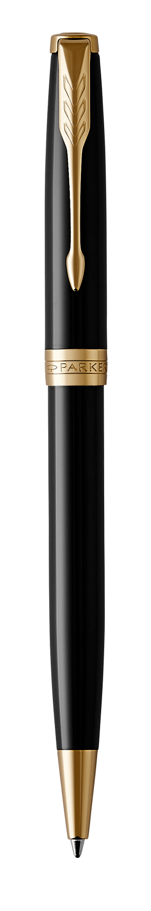 Parker Sonnet Black Lacquer G.T. Ballpen M Black ink