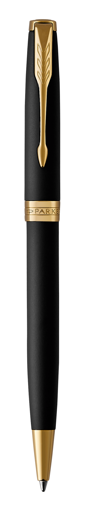Parker Sonnet Matte Black Lacquer G.T. Ballpen M Black ink