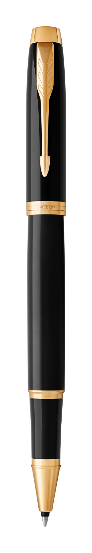Parker IM Black Lacquer G.T. Rollerball F Black ink