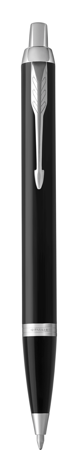 Parker IM Black Lacquer C.T. Ballpen M Blue ink