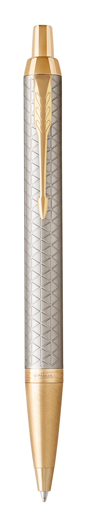 Parker IM Premium Warm Silver G.T. Ballpen M Blue ink