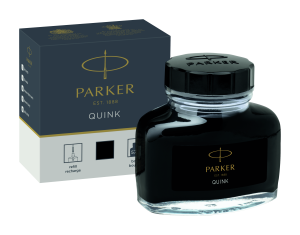 Parker QUINK Fountain Pen Ink Bottle 57ml Black