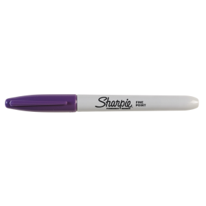 Sharpie Permanent Marker Fine Purple 12-Tuck