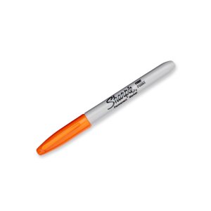 Sharpie Permanent Marker Fine Orange 12-Tuck