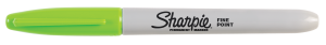 Sharpie Permanent Marker Fine Lime 12-Tuck