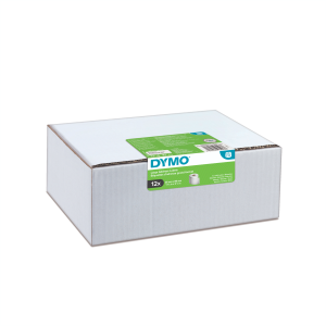 DYMO LabelWriter 36mm x 89mm Large Address Labels white 12 Rolls x 260 Labels