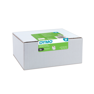 DYMO LabelWriter 32mm x 57mm Multi-purpose Labels white 6 Rolls x 1000 Labels (removable)