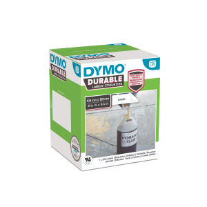 DYMO LabelWriter Durable 104mm x 159mm Large Shipping Labels (5XL only) white 1 Roll x 200 Labels