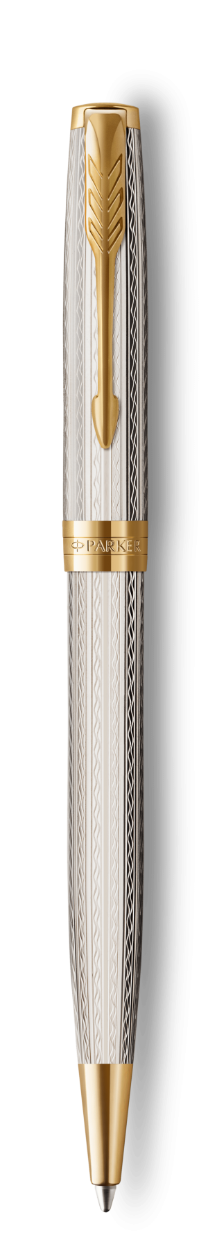 Parker Sonnet Mistral Silver G.T. Ballpen M Black ink