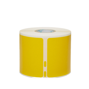 DYMO LabelWriter 54mm x 101mm Shipping / Name Badge Labels yellow 1 Roll x 220 Labels