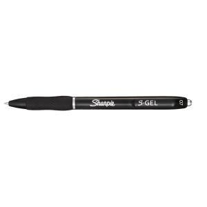 Sharpie S-Gel 0,7mm Black, Black Ink 12-Tuck