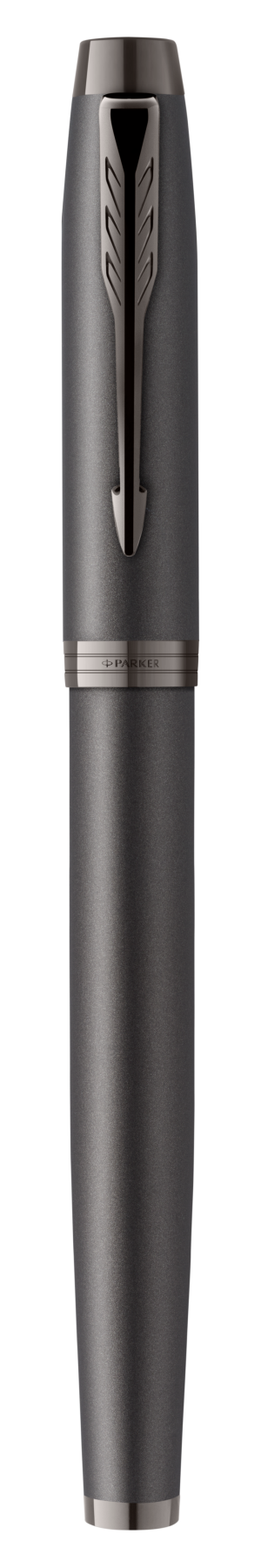 Parker IM Monochrome Titanium Fountain pen F Blue ink