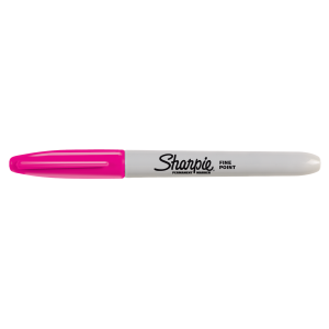 Sharpie Permanent Marker Fine Magenta 12-Tuck