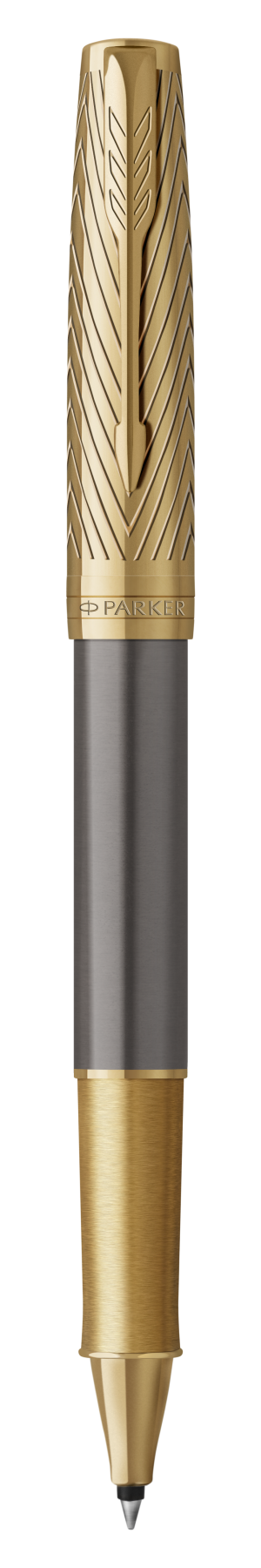 Parker Sonnet Pioneer Collection G.T. Rollerball F 18 k Gold nib Black ink