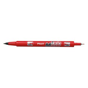PILOT TWIN MARKER RØD 0,8/2,0MM