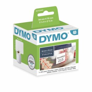 DYMO UNIVERSALETIKET 54X70 MM RL/320 ETIKETTER 99015