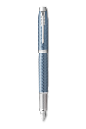 Parker IM Premium Blue Grey C.T. Fountain pen F Blue ink