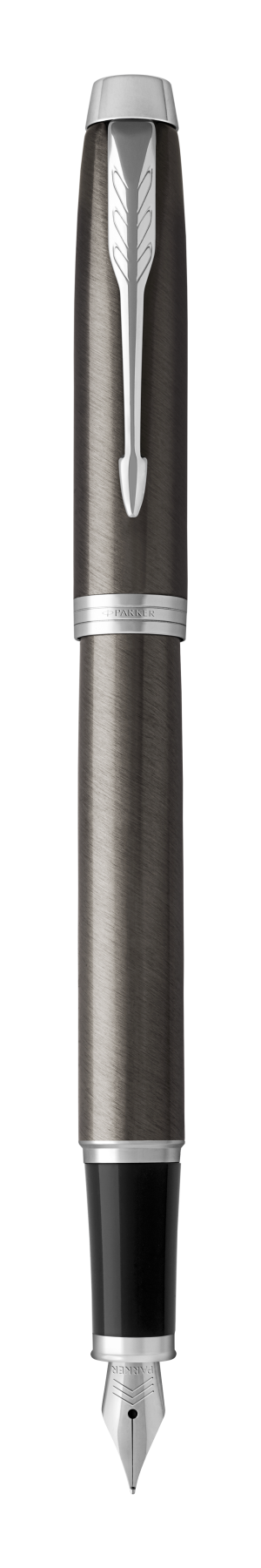 Parker IM Dark Espresso C.T. Fountain pen F Blue ink