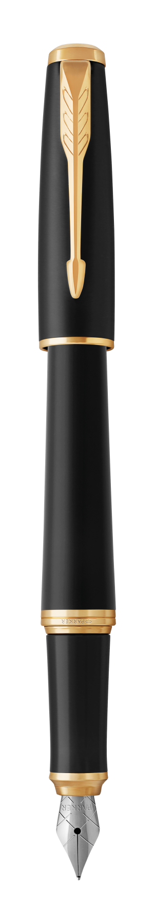 Parker Urban Muted Black G.T. Fountain pen F Blue ink