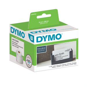 DYMO LabelWriter 51mm x 89mm Appointment / Name Badge Cards white (non-adhesive) 1 Roll x 300 Labels