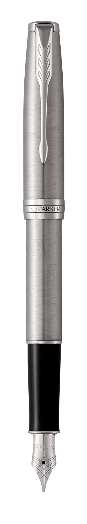 Parker Sonnet Stainless Steel C.T. Fountain pen M Black ink