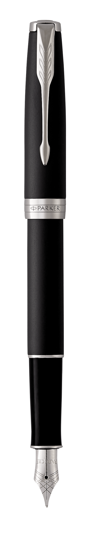 Parker Sonnet Matte Black Lacquer P.T Fountain pen M Black ink